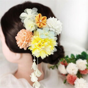 おすすめ商品 ヘアピン 飴色 子供 可愛い 絹織物セット 純粋な手作り 髪飾り 新品