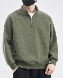 春秋メンズ服 シンプル おしゃれ 無地 パーカー ins人気 トップス トレーナー 3色展開[M~3XL]