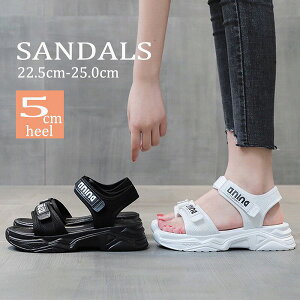 新作 スタイルアップ スポーツサンダル 通気性 スニーカー 軽量 軽い メッシュ 厚底