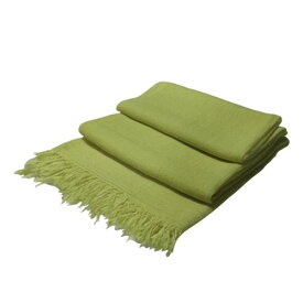 草木染ストール（グリーン）(Stole with plant dyeing (Green))