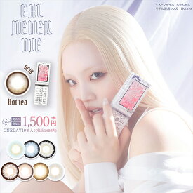 ギャルネバーダイ カラコン ワンデー 1箱10枚 ちゃんみな 度あり 度なし DIA14.2mm 14.5mm カラーコンタクト GAL NEVER DIE ギャル 海外系(ハーフ系) 韓国系 高発色 水光 送料無料