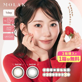 【1箱分無料クーポン有】モラク モラクワンデー カラコン ワンデー 1箱10枚 宮脇咲良 ダズルグレー 度あり 度なし DIA14.2mm 14.5mm カラーコンタクト MOLAK デカ目 送料無料