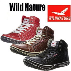 【 WILD NATURE　メンズ　カジュアル　キルティング　シューズ　WN2791 】ミッドカット　紳士　スニーカー　ウォーキング　スポーツ　おしゃれ　Men's　25cm 25.5cm　26cm 26.5cm 27cm 28cm　安い　低価格　アウトドア