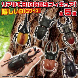 【5体セット　ビッグ　甲虫　セット フィギュア 】昆虫　ヘラクレスオオカブト　ミヤマクワガタ　虫　ムシ　カブトムシ　クワガタムシ　クワガタ　模型　子ども　ヘラクレス　夏　カブト　ムシキング　ヤマトカブトムシ　おもちゃ　人形　オオカブト　ディスプレイ　大きい