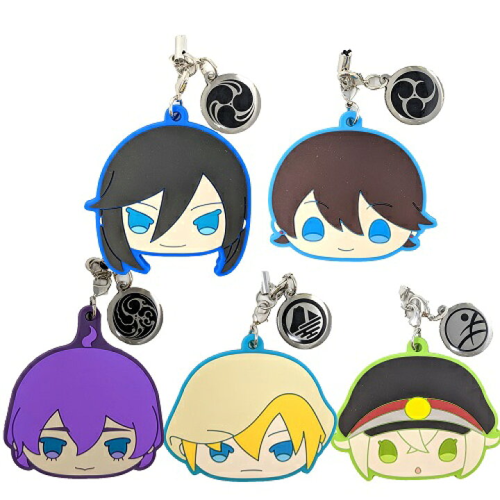 楽天市場 刀剣乱舞 Online もちもち マスコット ラバーストラップ Vol2 全５種セット 和泉守兼定 堀川国広 歌仙兼定 蛍丸 山姥切国広 キーホルダー 根付 ラバスト グッズ 刀剣 もちもちマスコット Mc Pirates Shop 楽天市場店