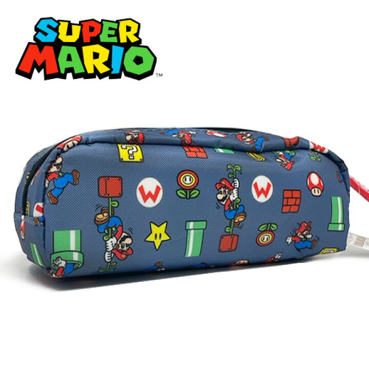 楽天市場】SA【SUPER MARIO ペンケース】ペンポーチ マルチケース 