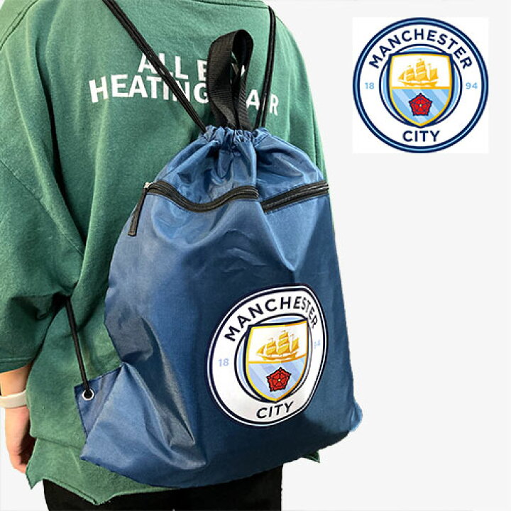 楽天市場】SA【Manchester City マンチェスターシティ ナップサック MC 