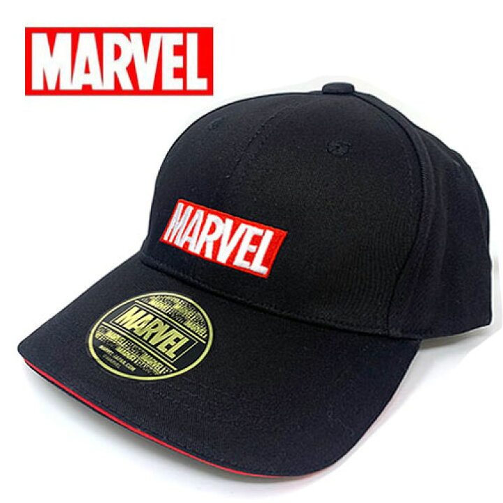 楽天市場】TM【MARVEL ロゴ キャップ ブラック 57.5cm】マーベル 