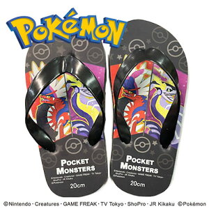 特価JP【POCKET MONSTERS ミライドン & コライドン  ビーチサンダル 024】キッズ サンダル 靴 子ども 女児 男児 幼児 幼稚園 小学生 キャラクター靴 シューズ ポケットモンスタ
