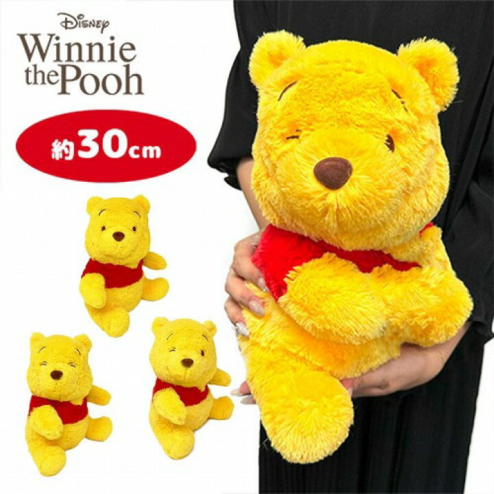 楽天市場】特価SB【くまのプーさん BIG ぬいぐるみ 30cm】ディズニー 