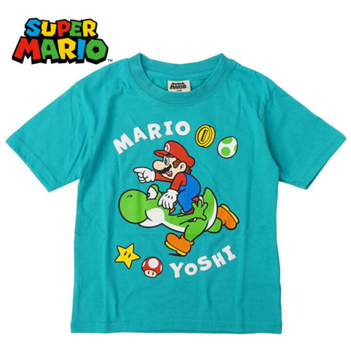 楽天市場】FP【SUPER MARIO キッズ ヨッシー Tシャツ TQ 110cm 130cm 