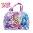 MS【キミとアイドル　プリキュア　ビニール　ボストンバッグ】グッズ　こども　子ども　かわいい　カバン　かばん　鞄　ビニールボストン　レッスン　バッグ　プール　スイミング　学校カバン　ビーチバッグ　キャラクター　アパレル　咲良 うた　キュアアイドル　プリルン