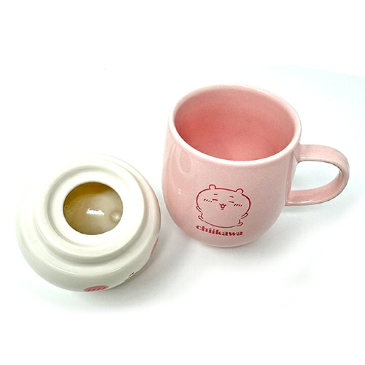 楽天市場】SB【ちいかわ チルタイム 蓋付き マグカップ 300ml】陶器  