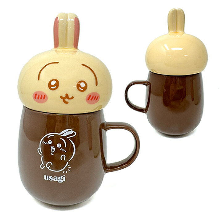 楽天市場】SB【ちいかわ チルタイム 蓋付き マグカップ 300ml】陶器  
