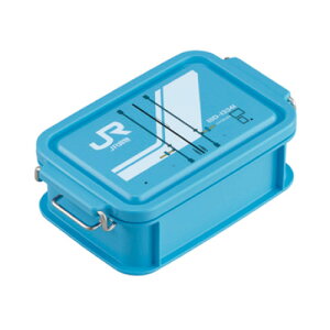 HP【JRコンテナ型 ランチボックス 18D ブルー 450ml】弁当箱 弁当 おべんとう お弁当 キャラクター ランチ グッズ 鉄道 電車 新幹線 コンテナ JR グッズ キッズ