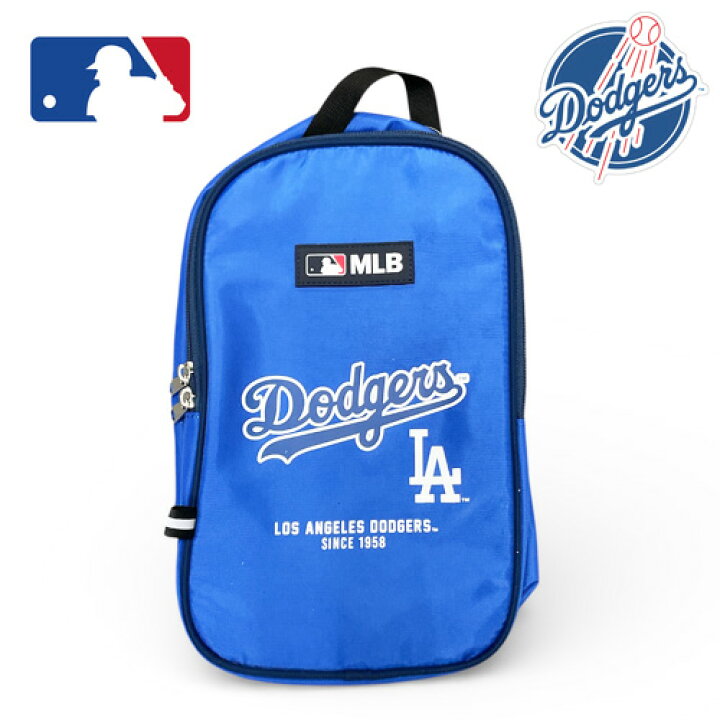 楽天市場】KT【☆MLB公式 ナイロン シューズ バッグ LA ドジャース BL 
