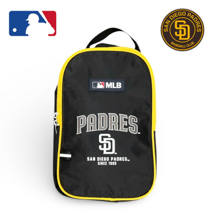 楽天市場】KT【MLB公式 ナイロン シューズ バッグ SD パドレス YE 
