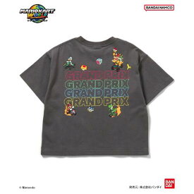 送料無料FO【マリオカート　ワールド　グラフィック　Tシャツ　CH　100cm ~150cm】スーパーマリオ　キッズ　ジュニア　ボーイズ　アパレル　半袖　カットソー　雑貨　スーパーマリオ　マリオ　ルイージ　BANDAI nintendo BREEZE　ヨッシー　ギャラクシー　SUPER MARIO