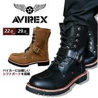 送料無料【 AVIREX　アビレックス　YAMATO　ヤマト　ライダース　ブーツ　AV2100 】 アヴィレックス　ギ…