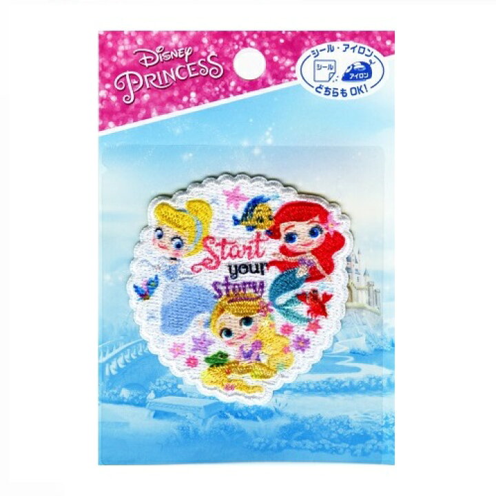 楽天市場 Po Disney プリンセス 刺繍ワッペン 丸型 My479 ディズニー グッズ こども 子ども 女の子 保育園 小学生 ワッペン アップリケ 接着 手さげ袋 シール アイロン デコシール 刺繍 かばん 女児 リメイク アリエル シンデレラ ラプンツェル Pirates Shop 楽天市場店