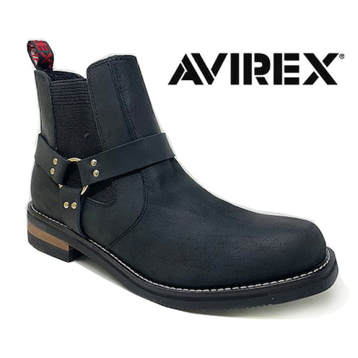 楽天市場】送料無料 【 AVIREX DESTROYER ライダースブーツ ブラック 