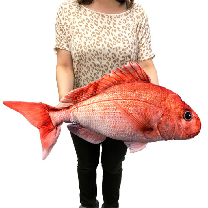 楽天市場 リアル 魚 Big ぬいぐるみ 60cm キャラクター グッズ ビッグ でっかい 大きい 釣り フィッシング マスコット 海洋 水族館 特大 クッション タイ 鯛 たい 釣り好き 魚屋 ふぐ フグ ヒラメ ひらめ 寿司屋 すし 父の日 お店 ディスプレイ 鮮魚
