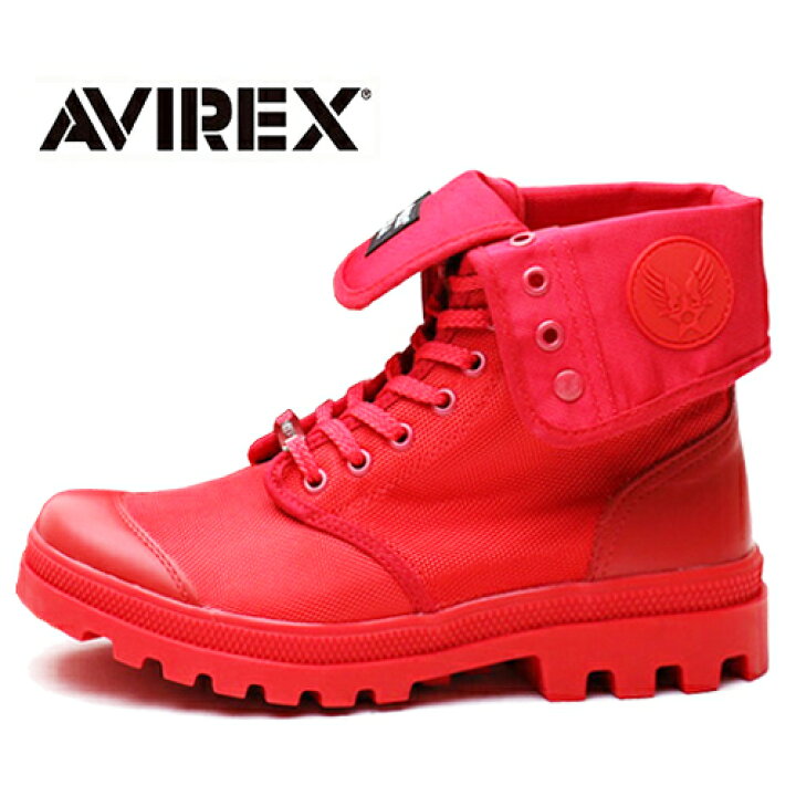 楽天市場】特価【 AVIREX アビレックス SCORPION HI NYLON レッド 