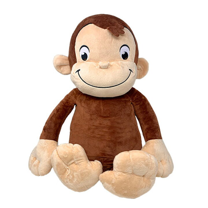楽天市場 Pn 超big おさるのジョージ リアル ぬいぐるみ 70cm 実物大 グッズ キャラクター プレゼント おもしろ雑貨 キッズ プレゼント Curious George アニメ Nhk さる サル ディスプレイ 大きい おさるの ジョージ Usj 特大 ビッグ 大きい Pirates Shop 楽天市場店