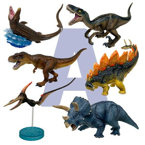 特価【 NEW ミニチュア プラネット 大きい 恐竜 フィギュア 6体 セット A】恐竜 人形 ダイナソー 模型 ティラノサウルス T.Rex 恐竜おもちゃ モササウルス おもちゃ ミニ