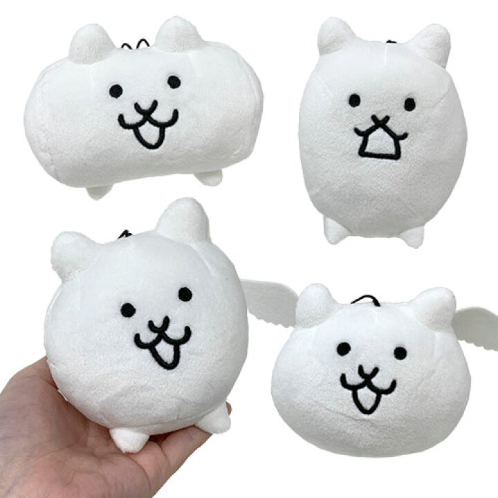 楽天市場 4種セット にゃんこ大戦争 もちもち マスコット ぬいぐるみ グッズ ポノス にゃんこ ネコ タンクネコ ネコノトリ マシュマロにゃん 猫 ねこ スマホ ゲーム だいせんそう キャラクター コロコロ キーホルダー 柔らかい 癒やし Pirates Shop 楽天市場店