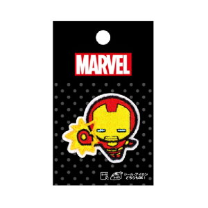 特価PO【マーベル アイアンマン ワッペン ML23】子ども こども 子供 刺繍ワッペン 刺繍 アップリケ シールワッペン シール デコシール かばん リメイク スモック アイロ