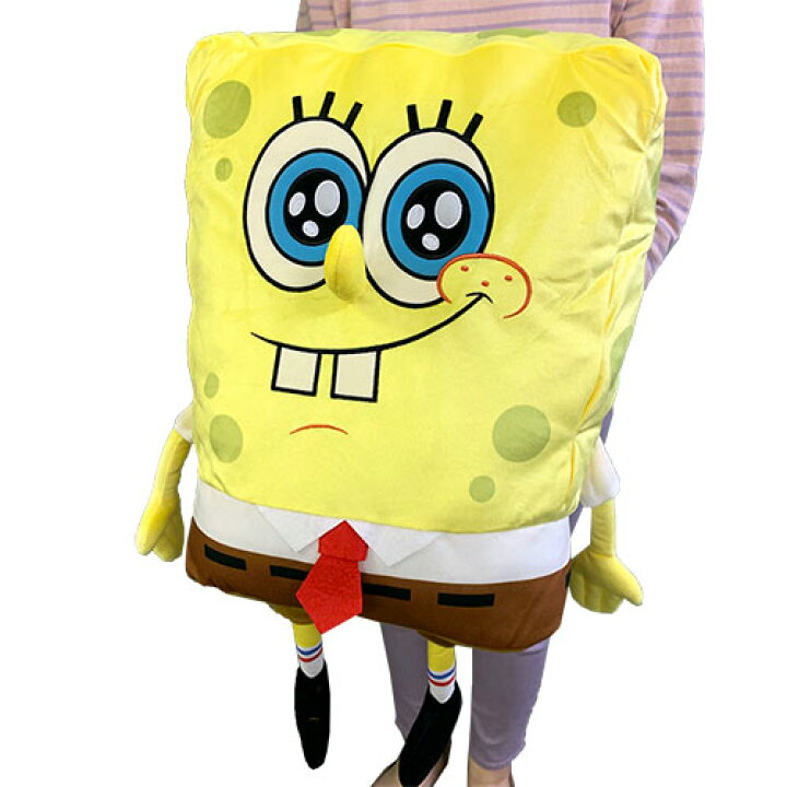 楽天市場 スポンジ ボブ 超 Big ぬいぐるみ 55cm スポンジ ボブ スポンジボブ Nhk キャラクター かわいい アメリカ グッズ アニメ 大きい ビッグ パステル 雑貨 インテリア アメカジ Pirates Shop 楽天市場店