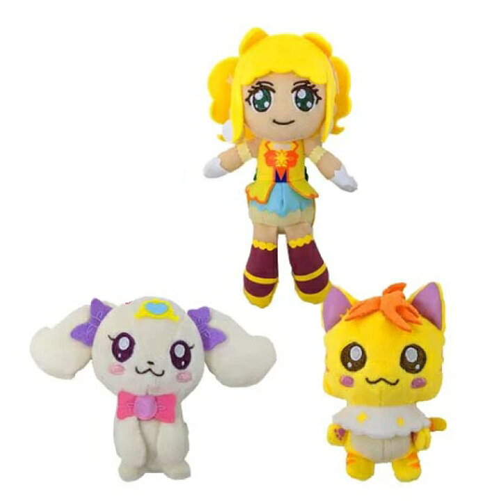 楽天市場 特価 3個セット ヒーリングっど プリキュア ぬいぐるみ キュアスパークル ニャトラン ラテ グッズ アニメ マスコット ぬいぐるみ プリキュア キーホルダー Pulsh ぬいぐるみマスコット ヒーリングっど 女の子 可愛い Pirates Shop 楽天市場店