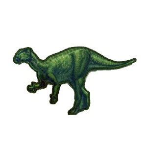 INA【恐竜　ワッペン　フクイサウルス　DSS017】子ども　キャラクター　グッズ　ダイナソー　シール　ワッペン　アップリケ　接着　アイロン　デコシール　かばん　アイロン接着　スモッ