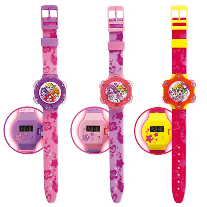 楽天市場 トロピカル ジュ プリキュア デジタル ウォッチ ウォッチ 腕時計 時計 グッズ 子ども キャラクター キッズ キッズウォッチ 女の子 女児 時計 デジタルウォッチ トロピカルージュ キュアサマー 5412 靴 うで時計 デリシャス パーティ Pirates Shop 楽天市場店