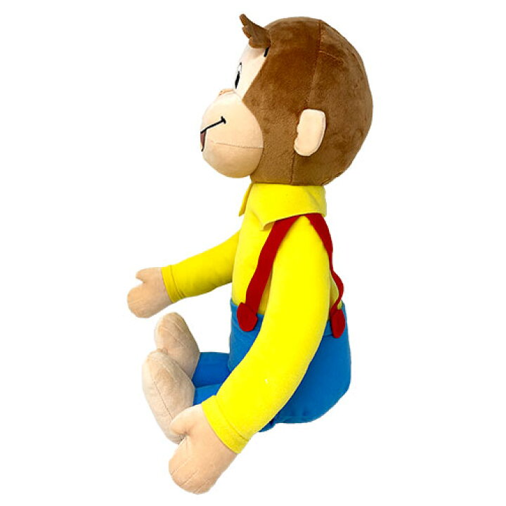 楽天市場 おさるのジョージ メガジャンボ サスペンダー ぬいぐるみ 40cm グッズ キャラクター プレゼント 雑貨 キッズ プレゼント Curious George アニメ Nhk さる サル ディスプレイ 大きい おさるの ジョージ Usj 可愛い 店舗 Pirates Shop 楽天市場店