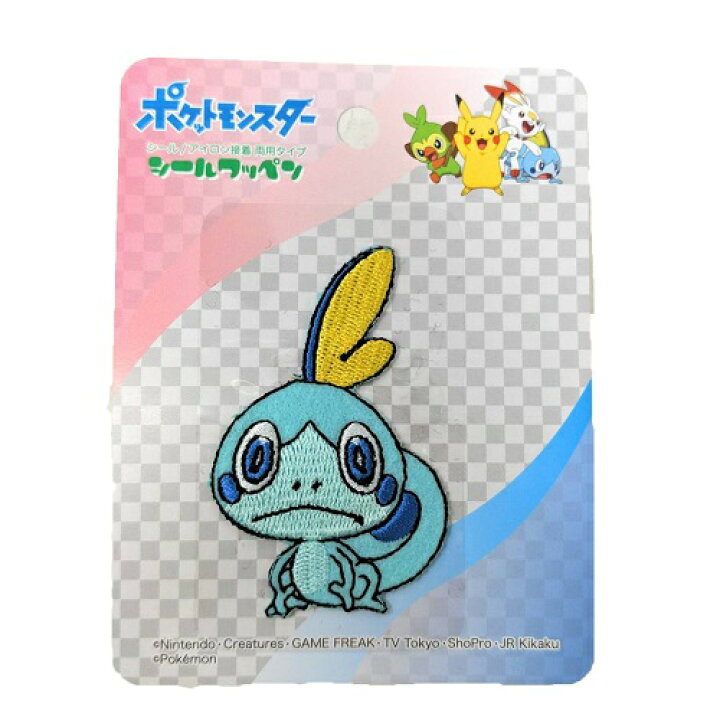 楽天市場 Ina ポケットモンスター メッソン シールワッペン 全身タイプ Psw011 子ども キャラクター グッズ 任天堂 ポケモン 可愛い シール ワッペン Poket Monster ワッペン アップリケ 刺繍 アイロン 接着 ソード シールド アンド Pirates Shop 楽天市場店