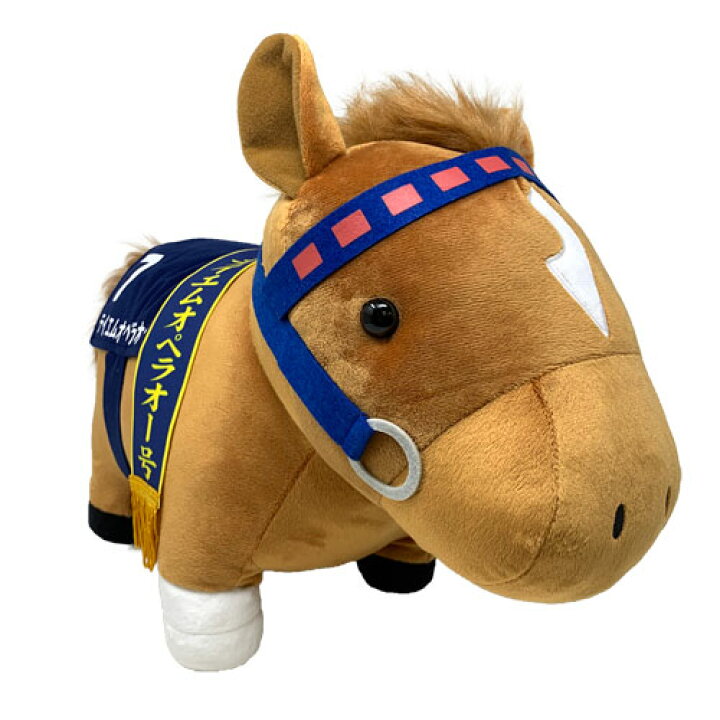 楽天市場 サラブレッド テイエムオペラオー ウマ ぬいぐるみ 40cm 馬 うま 可愛い かわいい 大きい ビッグ 競馬 競走馬 宝塚記念 ジャパンカップ 有馬記念 天皇賞 大きい G1 グッズ キャラクター Jra ダビスタ 娘 牡馬 中央競馬 鹿毛 名馬 乗馬 Pirates Shop 楽天市場店