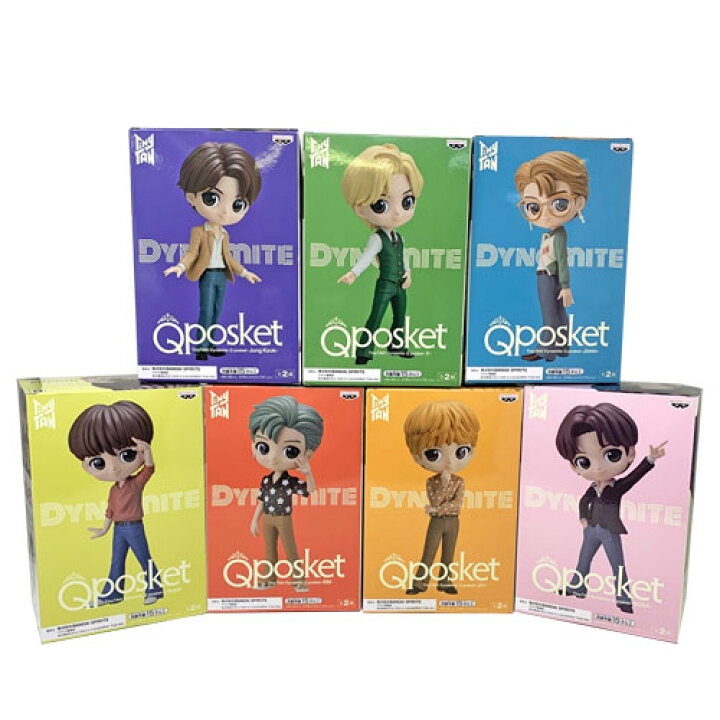 楽天市場】送料無料【7種セット TinyTAN Qposket フィギュア Dynamite 