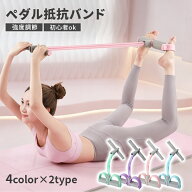 ペダル抵抗バンド アンクル SNS話題中 自宅 おうち時間で手軽に ピラティス 4チューブ 6チューブ バイカ…