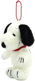 【送料無料】 ナカジマコーポレーション ふわふわマスコット スヌーピー ブラック 188724-23