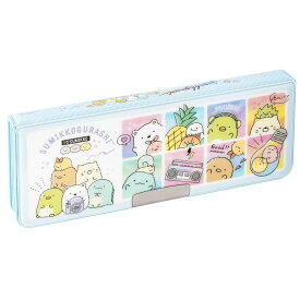 すみっコぐらし ハッピースクール ソフトペンケース 青 サンエックス PT09902 キャラクター 筆箱 大容量 日本製