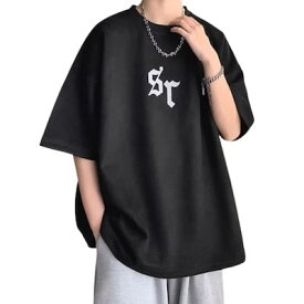 メンズ 男 カジュアル 半袖 丸首 プリント トップス Tシャツ インナー M-5XL