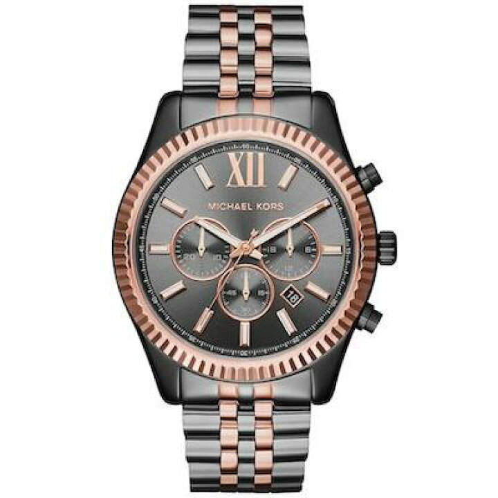 楽天市場 Michael Korsマイケルコース腕時計 メンズ Lexington レキシントン Mk8561 ブラック グレーベルト ラポールショップサイト