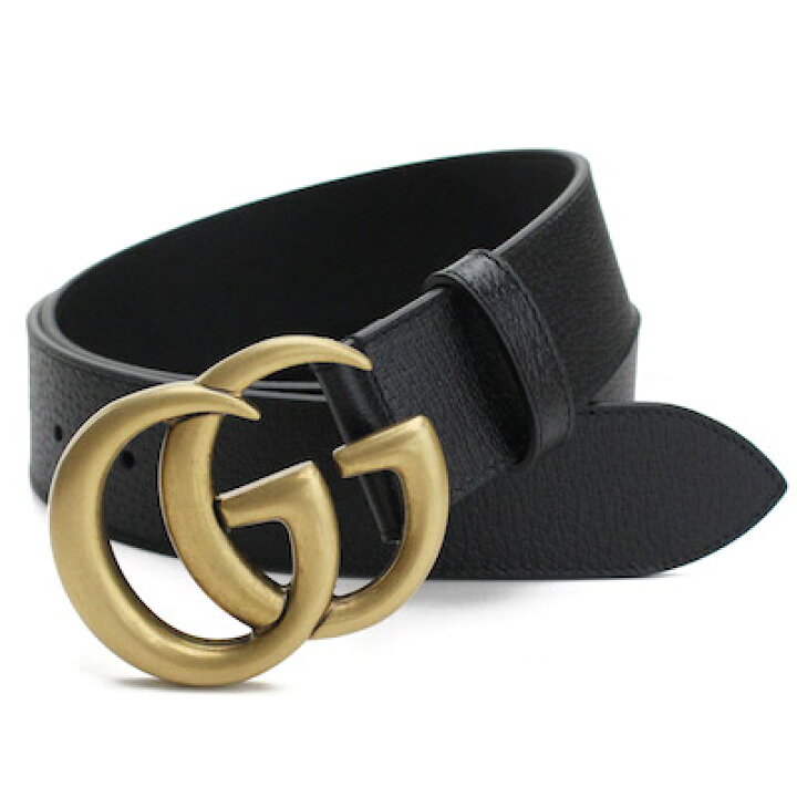 楽天市場】GUCCIグッチGGマーモント ゴールドバックル メンズ レザー  
