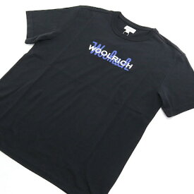 ウールリッチ WOOLRICH メンズ－Tシャツ ブランドロゴ WOTE0048MR UT1486 100 ブラック