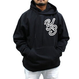 Y-3 ワイスリー IT7523 BLACK GFX HOODIE フーディー パーカー ルーズフィット ビックシルエット メンズ レディース ユニセックス ブラック XS/S/M/L