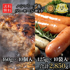 赤字覚悟！10%オフ実施中 ハンバーグ&ソーセージセット 冷凍ハンバーグ 湯煎 あいびき 冷凍総菜 冷凍惣菜 お肉セット おかずセット 冷凍おかずセット あたためるだけ 温めるだけ セット 詰め合わせ オツマミセット 肉