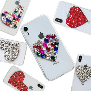 iPhone se3 ケース iPhone se2 ケース キラキラ iPhone11 ハート iPhone 11 pro max iPhone11Pro クリア iPhoneケース ラインストーン デコ iPhone XS max iPhoneXR iPhone10 iPhone7 iPhone8 スマホケース 透明 韓国 ビジュー 大