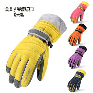 滑りとめ 裏起毛 オートバイ バイク 撥水加工 カップル スキー手袋 ウインター バイク スノーグローブ 中綿入り 防寒 子供 大人